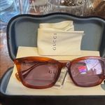 Gucci Women's Sunglasses in Orange and Pink Photo 6
