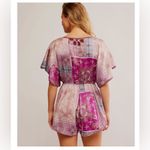 Free People  Oasis Romper /Dawn Pink Combo size small Photo 2