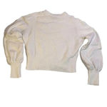 French Connection Cropped Sweater Women's Size M White Babysoft Crewneck Blouse Photo 10