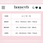 House Of CB  Ophelia Plus Cup Cut Out Long Sleeve Black Midi Dress L+ 14-16 Photo 8