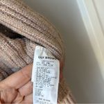 Lily Brown Pink Cropped Ribbed Knit Cardigan Size M Photo 7