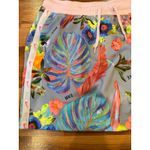 Nike  Skirt Women's‎ Medium Floral Parrot Print Athletic Drawstring Casual sport Photo 1