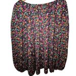 Ava & Viv 3X Black Floral Peasant Blouse Balloon Sleeve Boho Top Photo 6