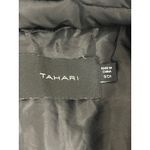 Tahari  Women's Black Hoodied Full Zip Puffer Quilted Maxi Long Coat Jacket Sz S Photo 4