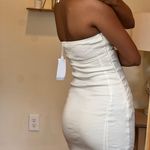 Berksha NWT  White Mini Halter Dress Photo 2