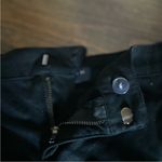 Boom Boom Jeans Boom Boom jean Suede Fringe short Shorts black sz 7 side tie flattering stretchy Photo 3