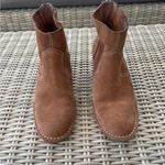 UGG  Bandara Suede Block Heel Ankle Boots‎ 8 boho Americana rustic layered Photo 2