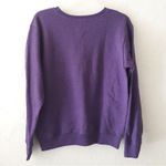 Hanes  Ecosmart Sweatshirt Women Small Crew Neck Cozy Violet Pullover Long Sleeve Photo 1