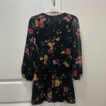 Aritzia  Wilfred Black Floral Nazaire Dress Size 0 US $158 Photo 6