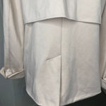 Adrianna Papell Champagne Blush Drape Front Blazer Small Office Classic Sleek Photo 4