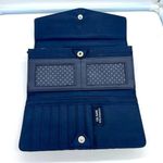 Nautica navy blue logo snap wallet Photo 12