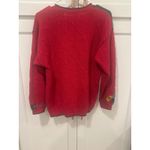 Signatures Northern Isles Hand Knit Sweater Vintage School Teachercore M school Red Size M Photo 8