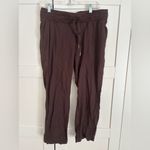 Lululemon athletica dance studio crop pants mid rise in espresso brown size 10 Photo 1