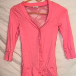 Zenana Outfitters Pink Size S Button Down Top Photo 1