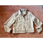 Tommy Bahama  Two Palms Raw Edge Linen Jacket Women Size M Photo 1