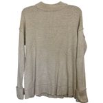 Wool Blend Chunky Knit Sweater Size Medium Fisherman Preppy Neutral Cozy Boho Photo 1