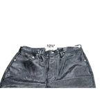 We The Free  People Phoenix Coated Skinny Jeans Size 27 Button Fly Faux Leather Photo 11