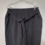 Nimin Clothing Co Solid Black Contemporary Paper Bag Wide Leg Pants Size 20 NEW Photo 1