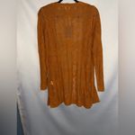 Market & Spruce Women's  Cecily Pointelle Open Duster Cardigan, Brown, small NWT Photo 5