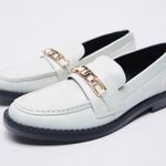 ZARA low heel chain loafers Size-6.5 (new with tag) Photo 0