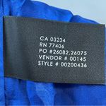 Club Monaco Sheath Dress Mini Women Size 0 Blue Sleeveless Cotton Darts Sleek Photo 11