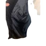 White Stag  Vintage Embroidered Chenelle Long Sleeve Black Button Down Shacket Si Photo 9