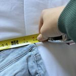 a.n.a  Denim Jean Shorts Womens Size 4 Rolled Cuff Stretch Light Wash Summer Photo 2