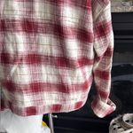 AG Adriano Goldschmied Plaid Jacket in Red and Cream Photo 9