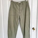 Madewell • Griff Tapered Fatigue Cargo Pants high rise loose baggy ankle crop Photo 2