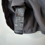 All Saints Kay Charcoal V-Neck Split Short Sleeve Tie Tee Size XS NWT Basic Photo 6