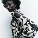 ZARA Dress long midi maxi kaftan wrapped long sleeve shirt wedding casual Photo 4