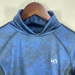Kari Traa Fierce Long Sleeve Top Womens XS Baselayer Royal Blue Color Block Photo 5