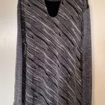 PAVI ITALY Chic Gray Patterned Long Sleeve Top Size XL Photo 0
