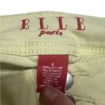 Elle 🔥5/20🔥  Paris Crop pants Sz 6 Yellow Photo 2