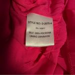 Strut & Bolt  Pleated Chiffon Cape Shift Mini Dress hot pink size S Small NWT Photo 7