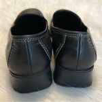 White Mountain  Black Leather Loafers Shoes Women’s Size 8.5 Office Wear Academia Photo 10