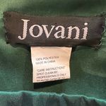 Jovani  Deep Green Rhinestone Strapless Mini Cocktail Dress Photo 8