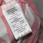 Denim & Co. pink and white striped short Photo 3