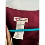 Vintage Talbots Womens Equestrian Vest Small Red Green Plaid 90s 80s Old Money Photo 2