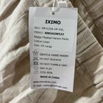 IXIMO Women’s Baggy Pleated Harem Pants Linen Cotton Size XXL NEW Lagen Look White Photo 5