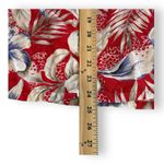 Diane Von Furstenberg Womens  Red Hawaiian Short-sleeve Button Down Shirt Size 10 Photo 5