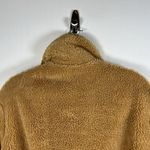Urban Outfitters  UO‎ Cropped Teddy Jacket Fleece Deep Pile Sherpa Brown Size XS Photo 9
