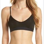 Madewell  Micromodal Katya Black Scoopneck Bralette Size Large EUC Photo 0