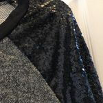 FINAL MARKDOWN Sequin sleeve Ladies sun moon top medium NWT Photo 4