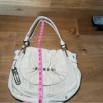 B Makowsky  Glove Leather Flap Shoulder Bag with Pleated Stud Photo 8