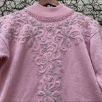 Jaclyn Smith Vintage 90s pastel pink sweater Photo 5