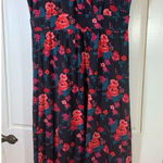 Garnet Hill Maxi Dress Womens 10 Floral Prairie Cottage Garden Sleeveless READ Photo 0