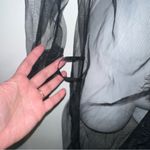 SheIn Black Sheer Lacy Cover up New & UNUSED NO TAGS no belt either SIZE XXL Photo 13