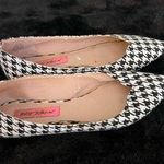 Betsey Johnson  LilliannHoundstooth Black & White w/ Pink Sole 8 flats Photo 0