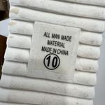 Soda Beige Size 10 New Platform Espadrille Ankle Strap Sandals Photo 7